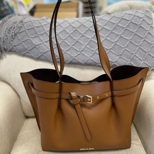 Like New Michael Kors Large Brown Tote Handbag